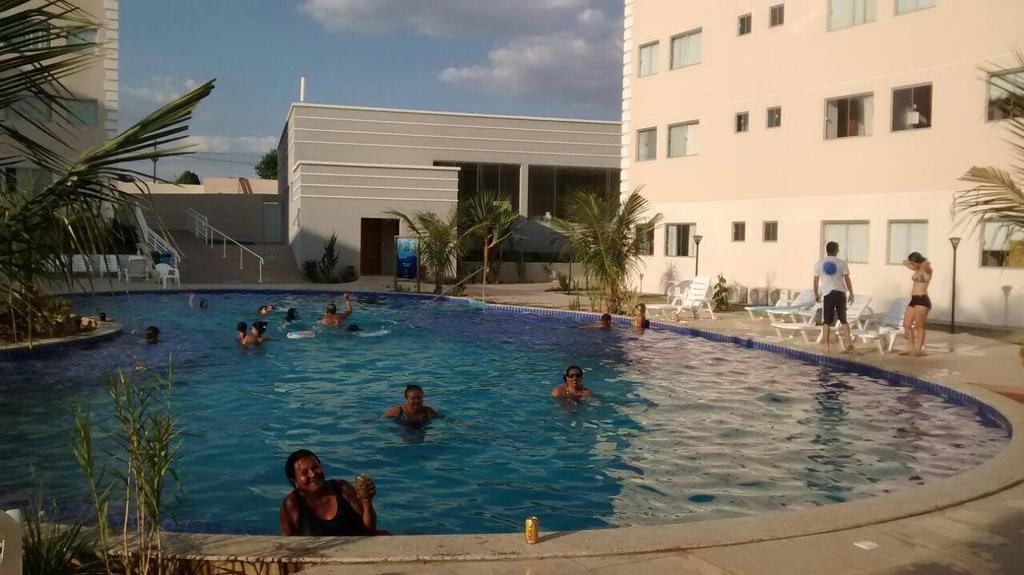Apartamento Encontro das Águas Caldas Novas Esterno foto
